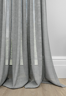 Taranto Voile, Mountain Grey - Made to Measure Curtains